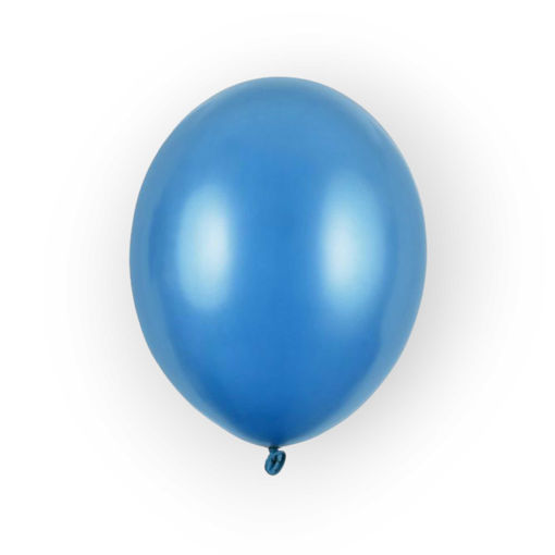 Picture of LATEX BALLOONS METALLIC CARIBBEAN BLUE 12 INCH